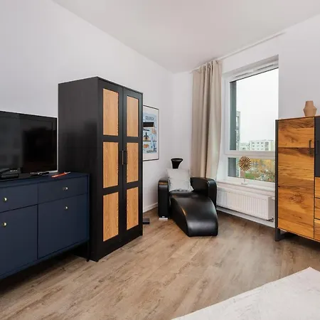 Slaska With Parking & Gym Business District By Renters * グダニスク