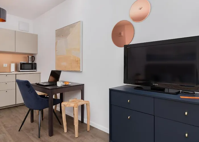 Slaska With Parking & Gym Business District By Renters Apartment Danzig