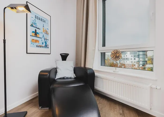 Apartment Slaska With Parking & Gym Business District By Renters Danzig