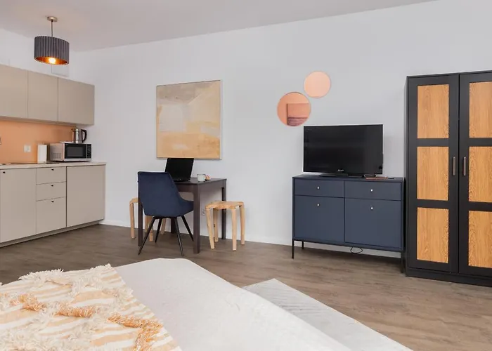 Slaska With Parking & Gym Business District By Renters Daire