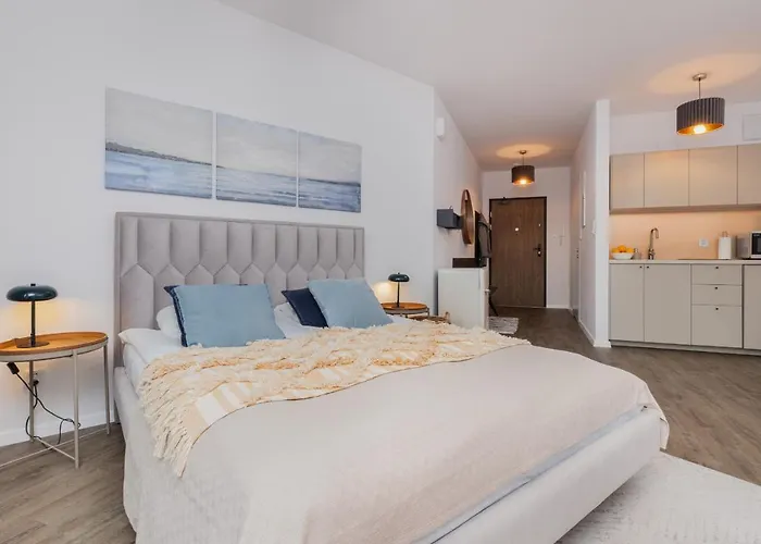 Slaska With Parking & Gym Business District By Renters Apartment Danzig